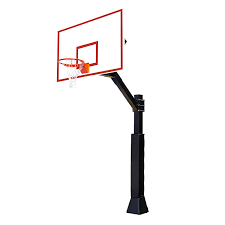 Durable hoop for basketball courts