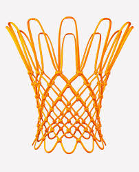 Replacement net for basketball hoops